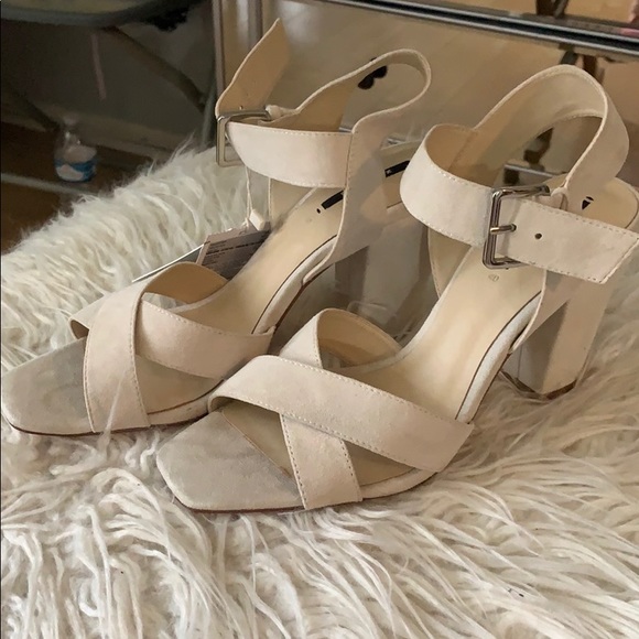 Zara suede block heel - Picture 2 of 5